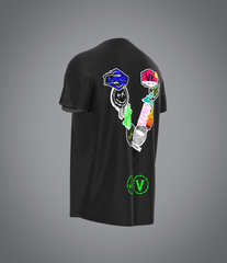 Tee-Shirt Stick The World Noir